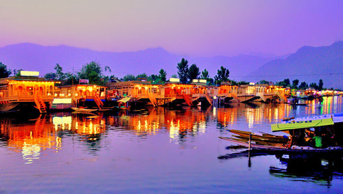 Dal Lake during Night